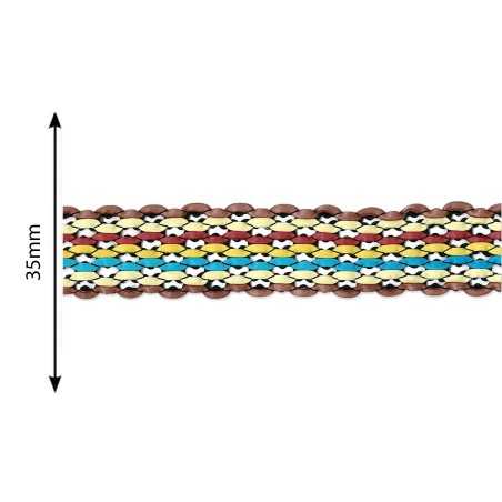 35mm colored mesh trimmings...