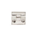 Square Snap Lock with Wheels - Silver