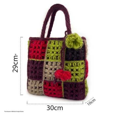 Tile Bag Kit in Big Mohair...