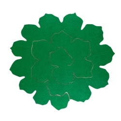 Large peony in faux leather fabric - DIY flower - Measurement 12.5 cm