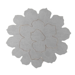 Large peony in faux leather fabric - DIY flower - Measurement 12.5 cm