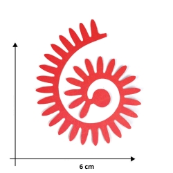 Grande pivoine 12,5 cm