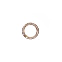 Moschettoni per borse con strass - ⌀ 25mm - Oro