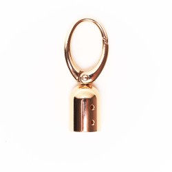 Bag Clip End Rope - Gold - Size 2.5 x 6 cm