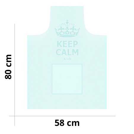 "Keep Calm" kitchen apron...