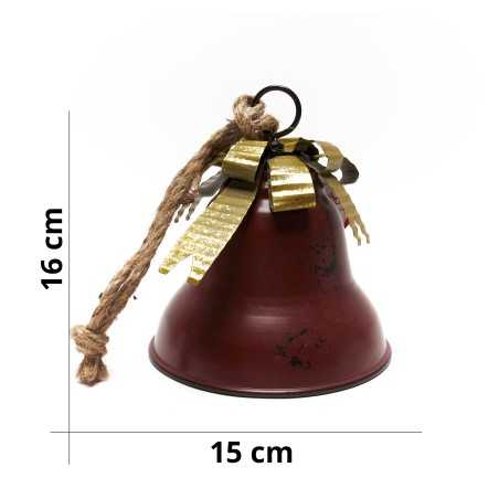 Metal Christmas bell to...