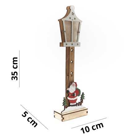 Wooden Christmas lamppost...