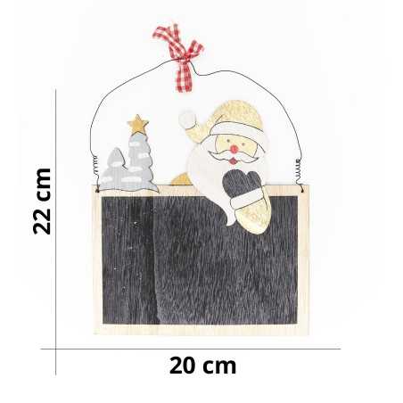 Santa Claus blackboard -...