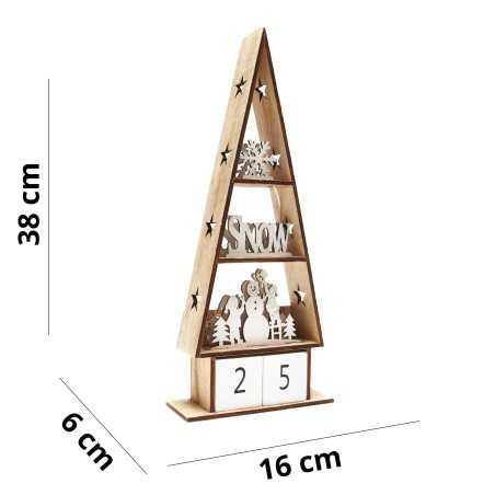 Calendario avvento in legno...