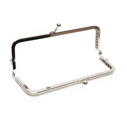 Horseshoe bag handle in faux leather fabric - Size 28 x 10 cm