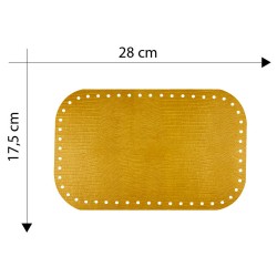Faux Leather Fabric Button - Decoration for bags, shoulder bags and belts - Size 3 cm