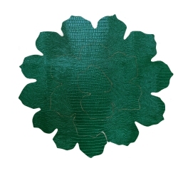 Large peony in faux leather fabric - DIY flower - Measurement 12.5 cm