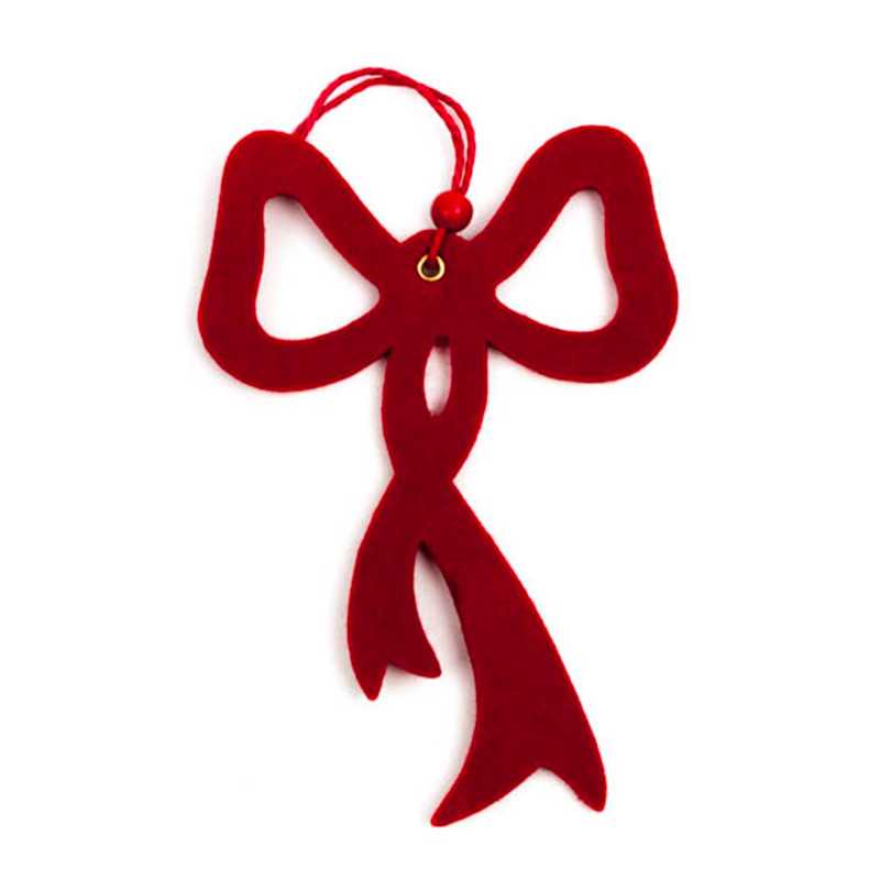 Red Felt Bow Hanger