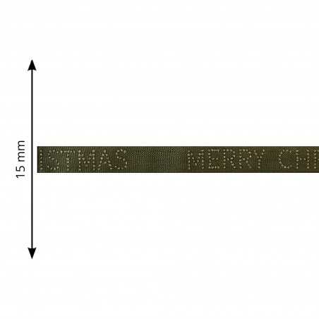 Christmas ribbon with Merry...