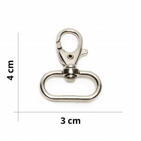 Swivel carabiner for bags...