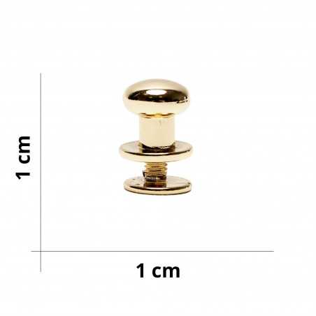 Screw stud for bags with...