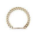 Chain Style Ring Bag Handle - Gold