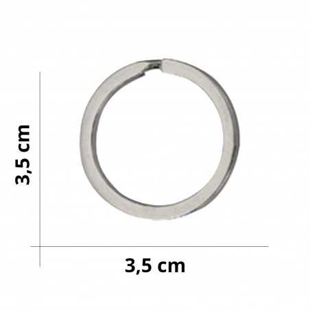 Metal ring for bags and key rings - ⌀ 35 mm