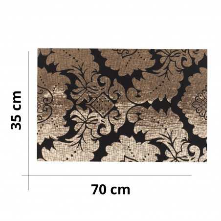 Black fabric panel with...