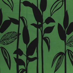 Tissu stretch vert exotique...