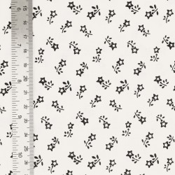 Fabric by the meter 57 thread Tyrolean cotton canvas with light colored base