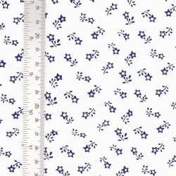 Fabric by the meter 57 thread Tyrolean cotton canvas with light colored base