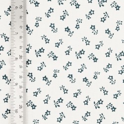 Fabric by the meter 57 thread Tyrolean cotton canvas with light colored base
