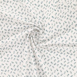 Fabric by the meter 57 thread Tyrolean cotton canvas with light colored base