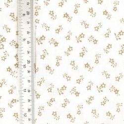 Fabric by the meter 57 thread Tyrolean cotton canvas with light colored base
