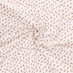 Fabric by the meter 57 thread Tyrolean cotton canvas with light colored base