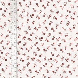 Fabric by the meter 57 thread Tyrolean cotton canvas with light colored base