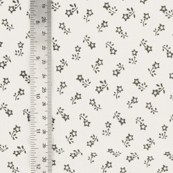 Fabric by the meter 57 thread Tyrolean cotton canvas with light colored base