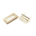 Rectangular Swivel Lock for Bags - Gold