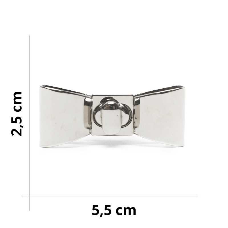 Bow Shape Swivel Clasp for Handmade Bags - Size 5.5x2.5cm