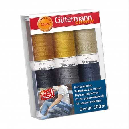 Set of 6 spools of...