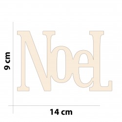 Wooden "Noel" writing -...
