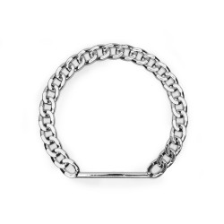 Chain Ring Bag Handle - Size 10x11cm - Silver