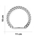 Chain Style Ring Bag Handle - Silver