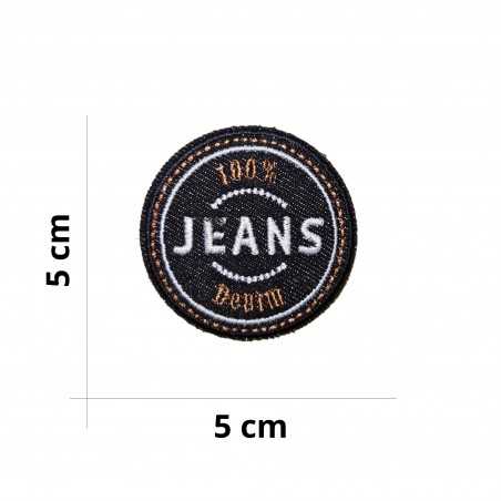 Iron-on jeans application -...