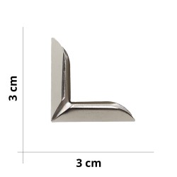 Rectangular Snap Closure for Bags – Size 4.5x2.5 cm