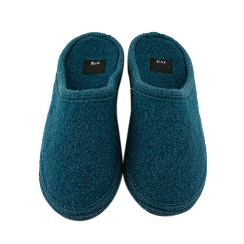 Petrol Wool Slippers