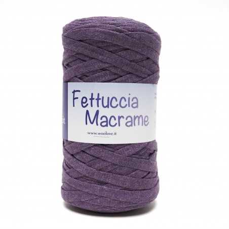 Fettuccia Macramè - Viola 15