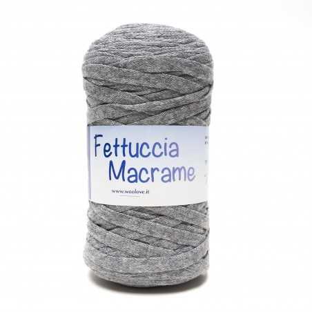 Fettuccia Macramè - Grigio 19