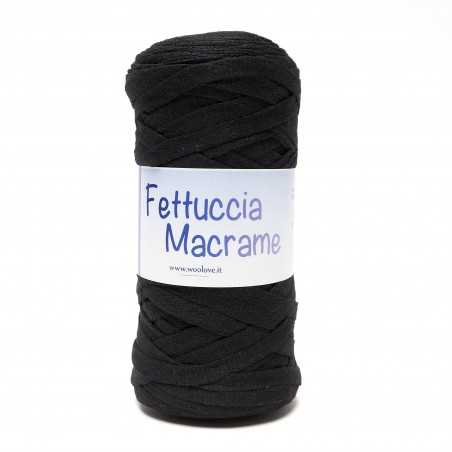 Fettuccia Macramè - Nero 20