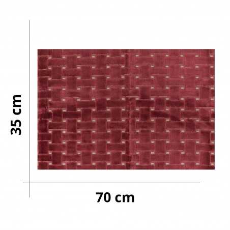 Velvet effect fabric panel...