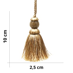 Élégant pompon avec dôme...