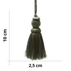 Pompon avec perles décoratives lumineuses – 12x3 cm