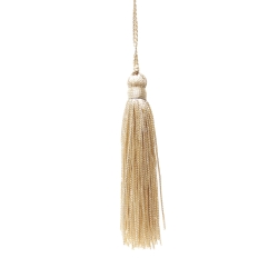 Nappina decorativa con cordoncino per borse e tende - Misura 11x2cm