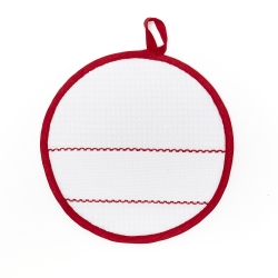 Gant de cuisine brodé - Taille 18x25 cm