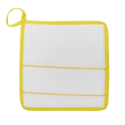 Embroidered oven glove - Size 18x25 cm